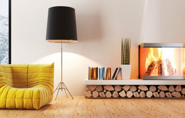 Black and white interior design